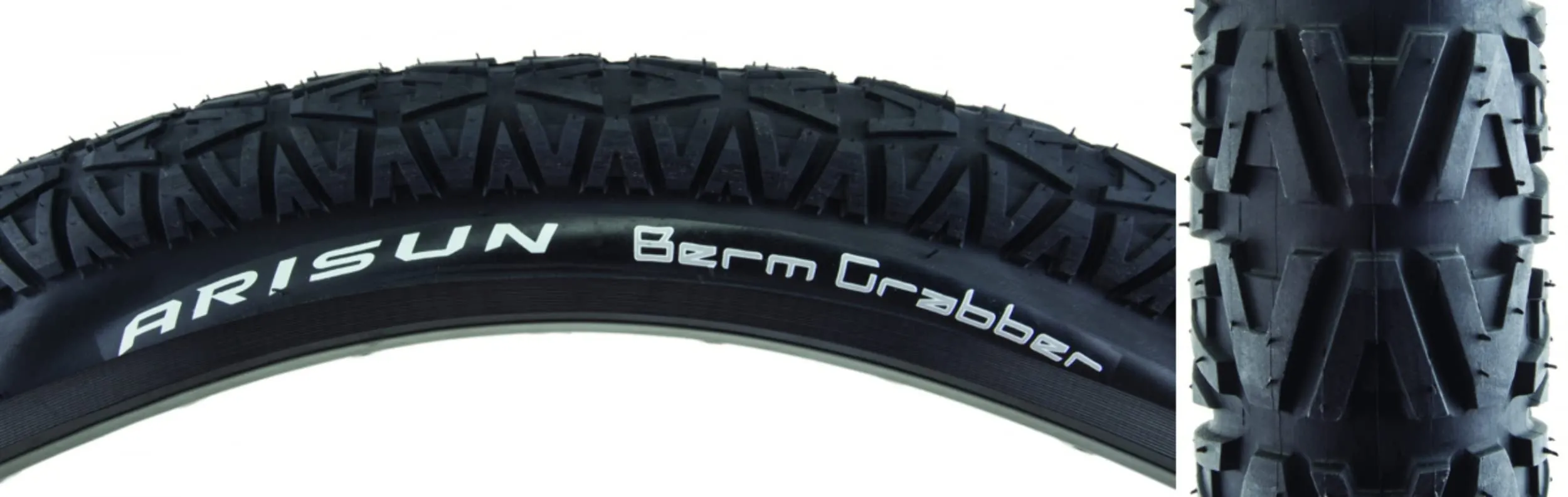 TIRES ARISUN BERM GRABBER 20x1.85 BK WIRE/60 - Superior Traction for Street and Track