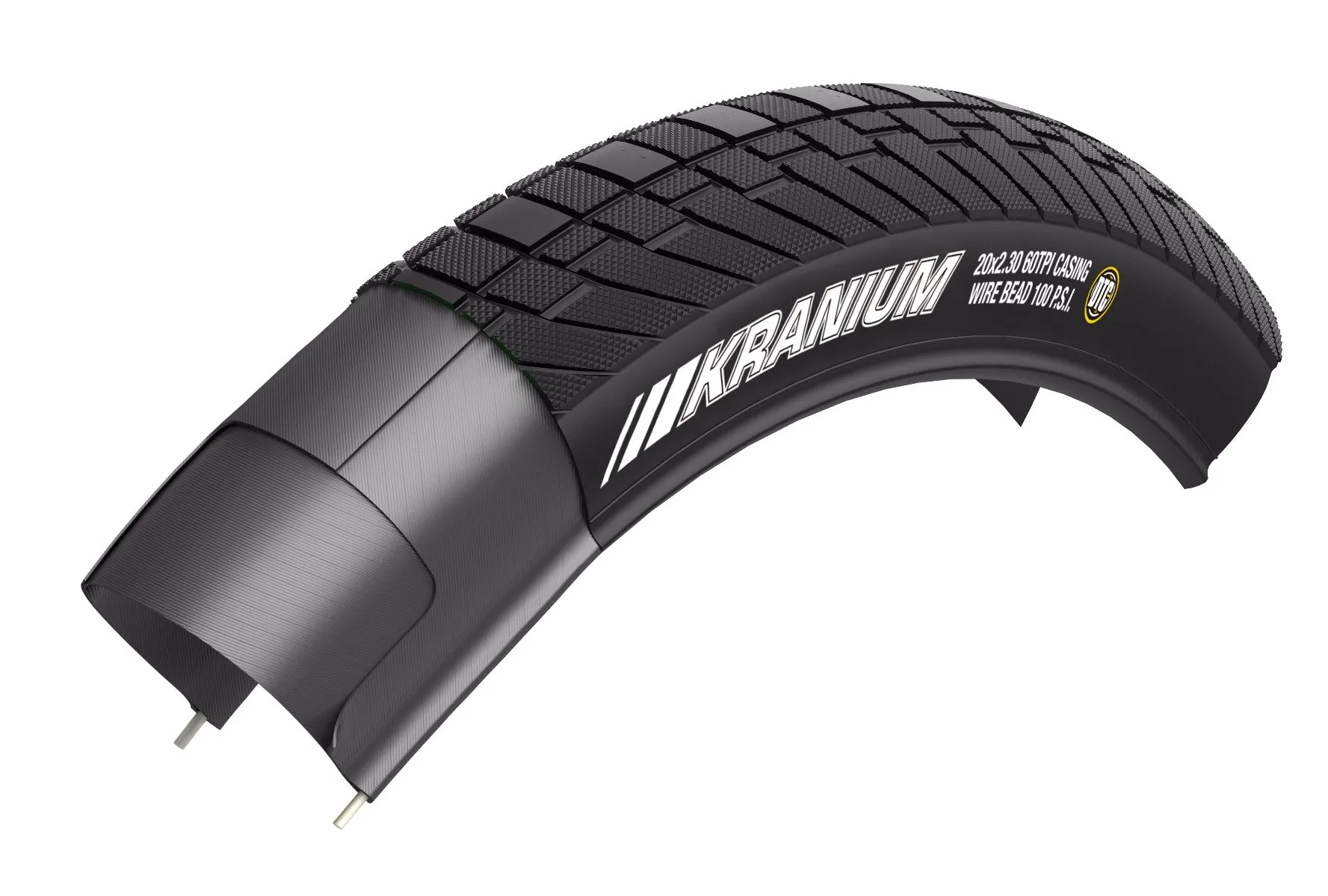 Tires Kenda Kwick Seven.5 27.5x1.75 Black/Reflective K-Shield/SRC Wire - Urban Bicycle Tire