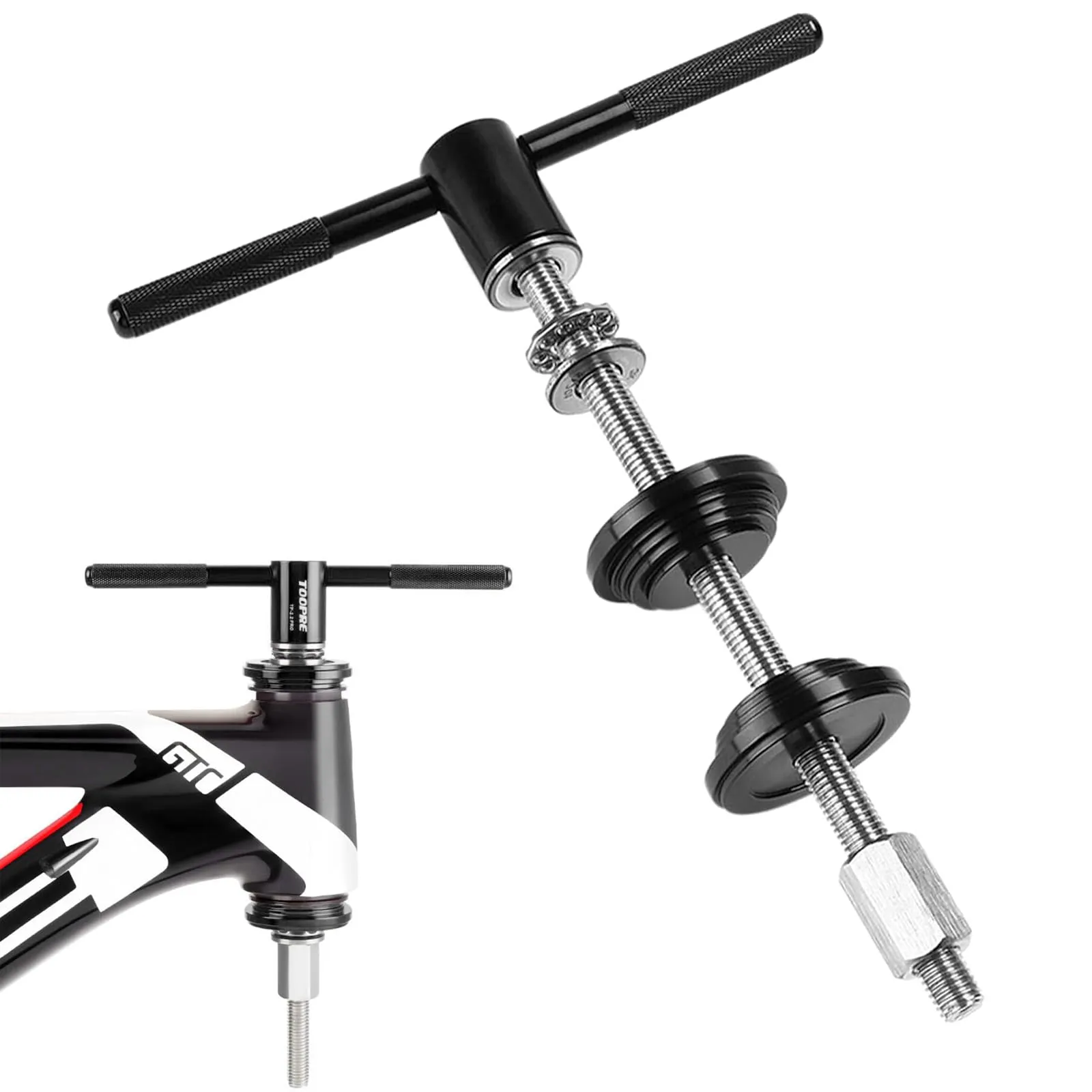 TOOPRE Bike Headset & Bottom Bracket Press Tool for BB73, BB86, BB30, 1-1/8' to 1-1/2' Sizes