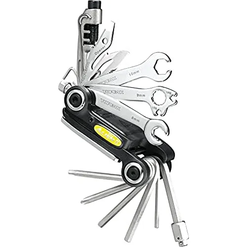 Topeak Alien II Multi Tool - 31 Functions, Lightweight 3.4' x 1.7' x 1.6', Durable Chrome Vanadium Steel