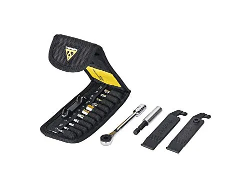 Topeak Ratchet Rocket Lite DX Tool - Black, 12 Functions, Compact Design for Road & Trail Repairs