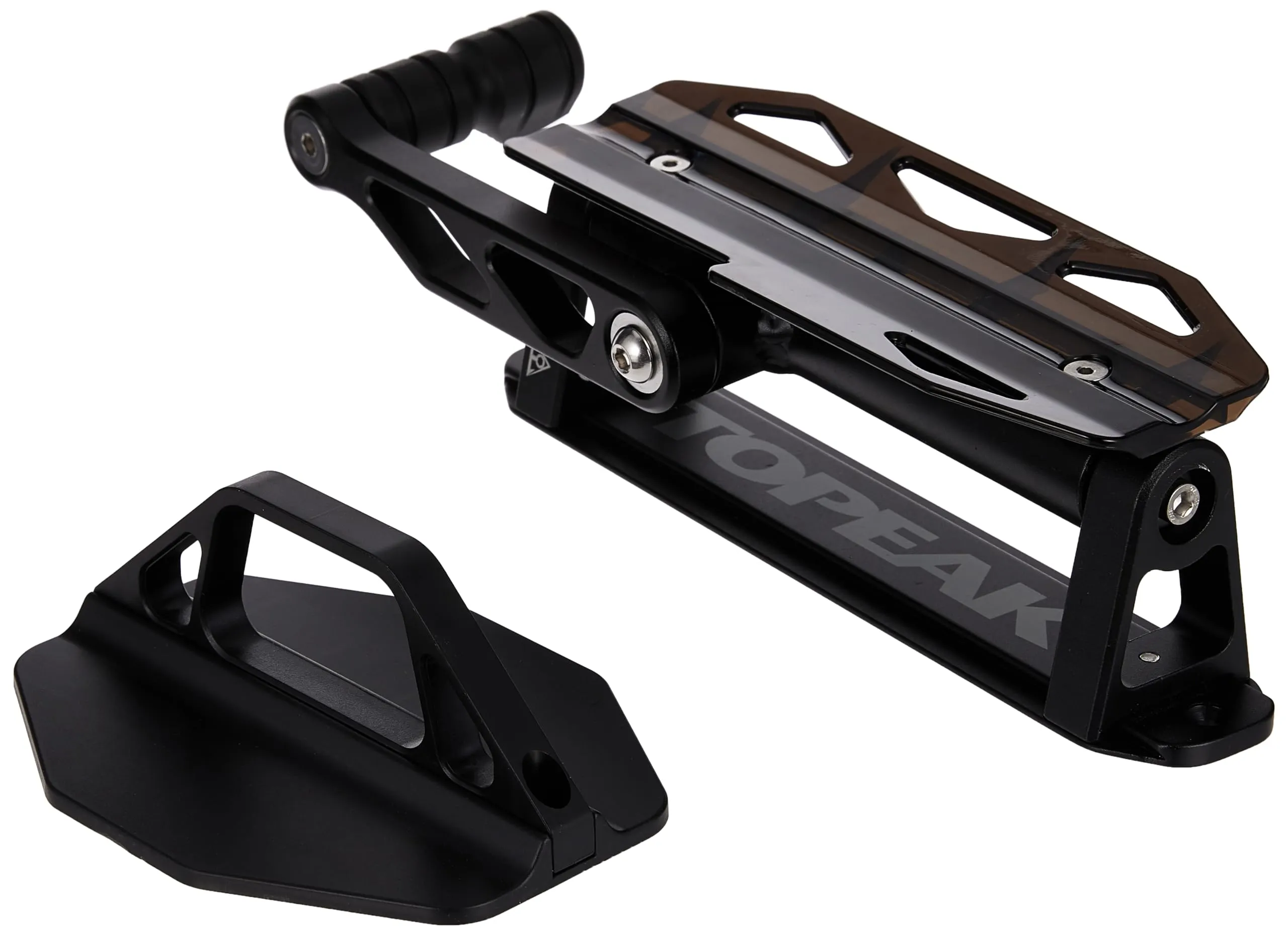 Topeak Swing-Up Bike Holder Black - Space-Saving Wall Mount for Bikes, 27.5 x 16 x 7.7 cm
