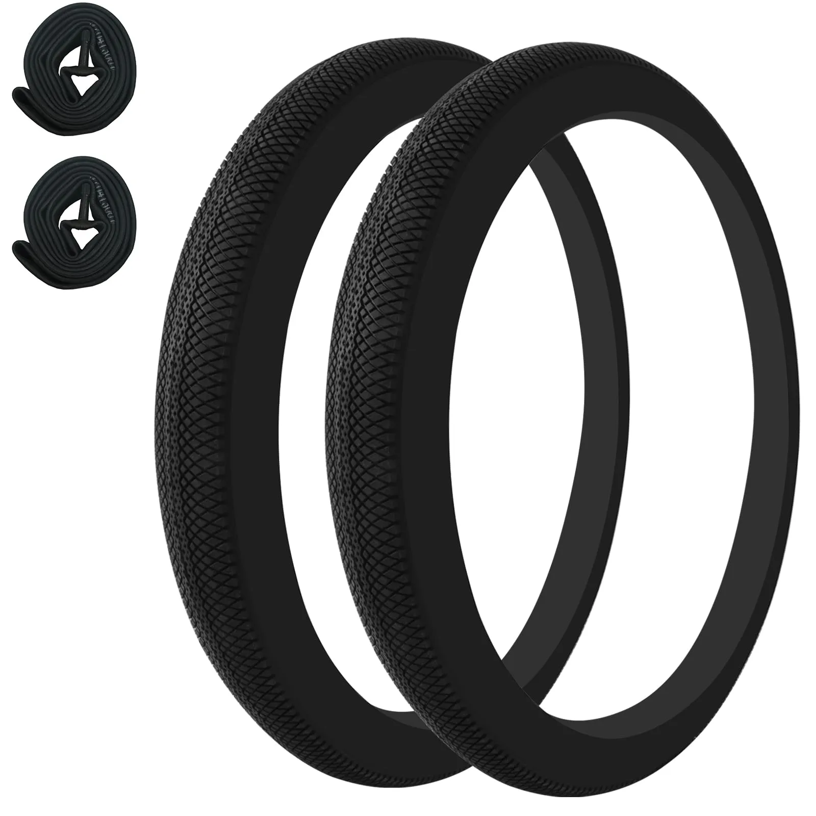 TRACER 26/29 Inch 3.0 Rubber Bike Tires for Bicycle Repair - Black Wall, Durable & High-Quality
