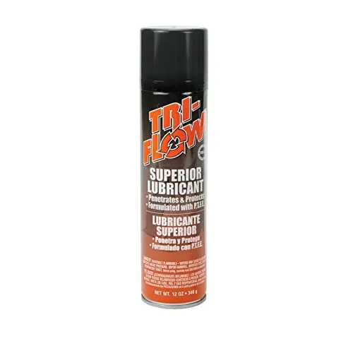 Tri-Flow TF20006 Superior Lubricant 12 oz Aerosol Spray for Deep Penetration and Even Application