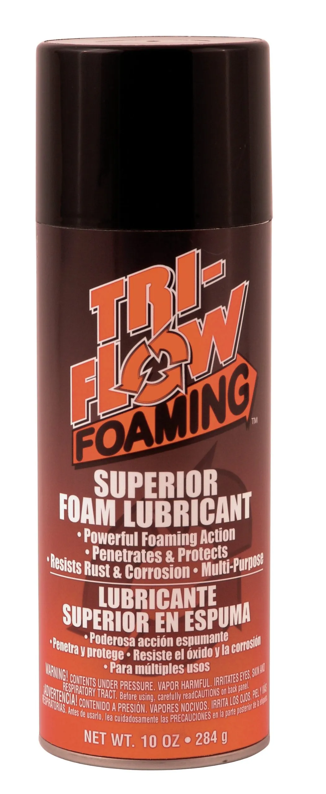 Tri-Flow TFF020015 Superior Foaming Lubricant - 10 oz. Aerosol for Bearings, Chains, Cables