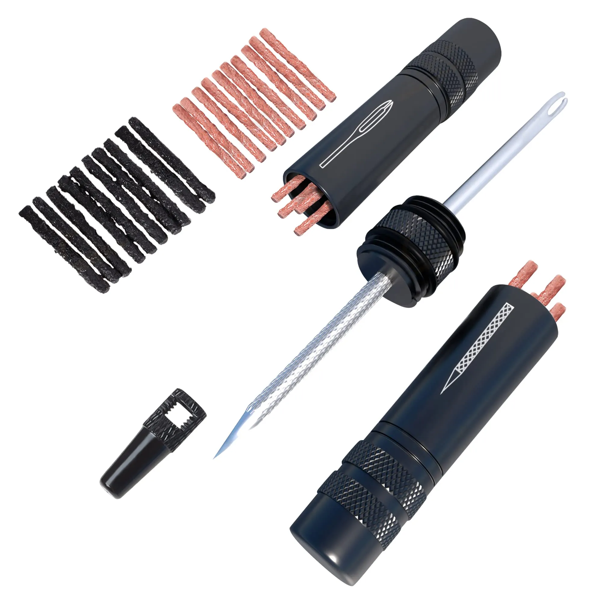 Tubeless Bike Tire Repair Kit - Essential for Mountain and Road Bicycle Punctures - 30 Strips Included