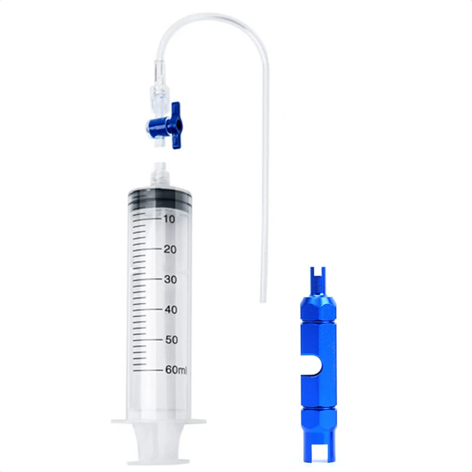 Tubeless Sealant Injector Kit for Stans No Tubes, Presta & Schrader Valve Core Removal Tool