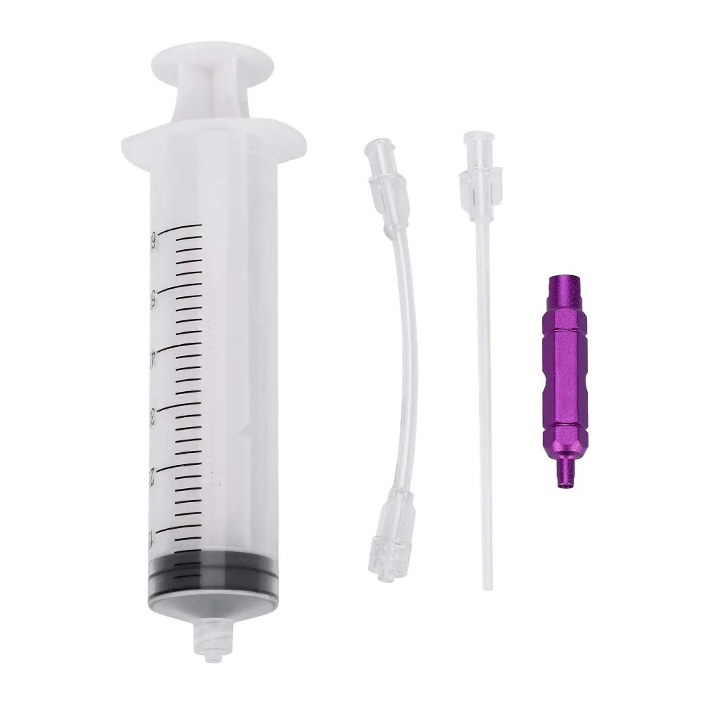 Tubeless Tire Sealant Syringe with Valve Core Tool - 60ml Injector for Stans No Tubes & More
