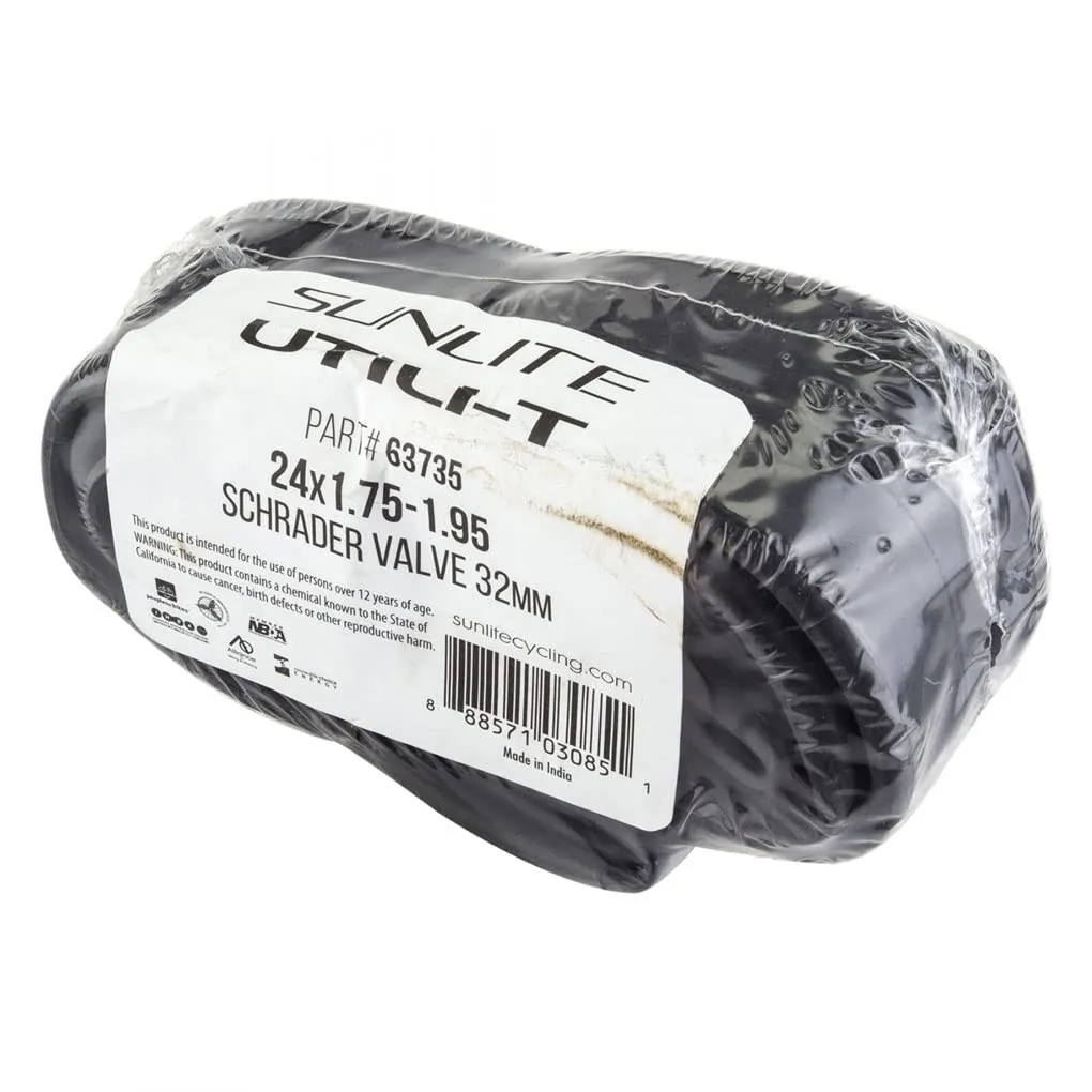 TUBES SUNLT UTILIT BULK 24x1.75-1.95 SV32 BXof50 - Box of 50 Standard Schrader Valve Replacement Tubes