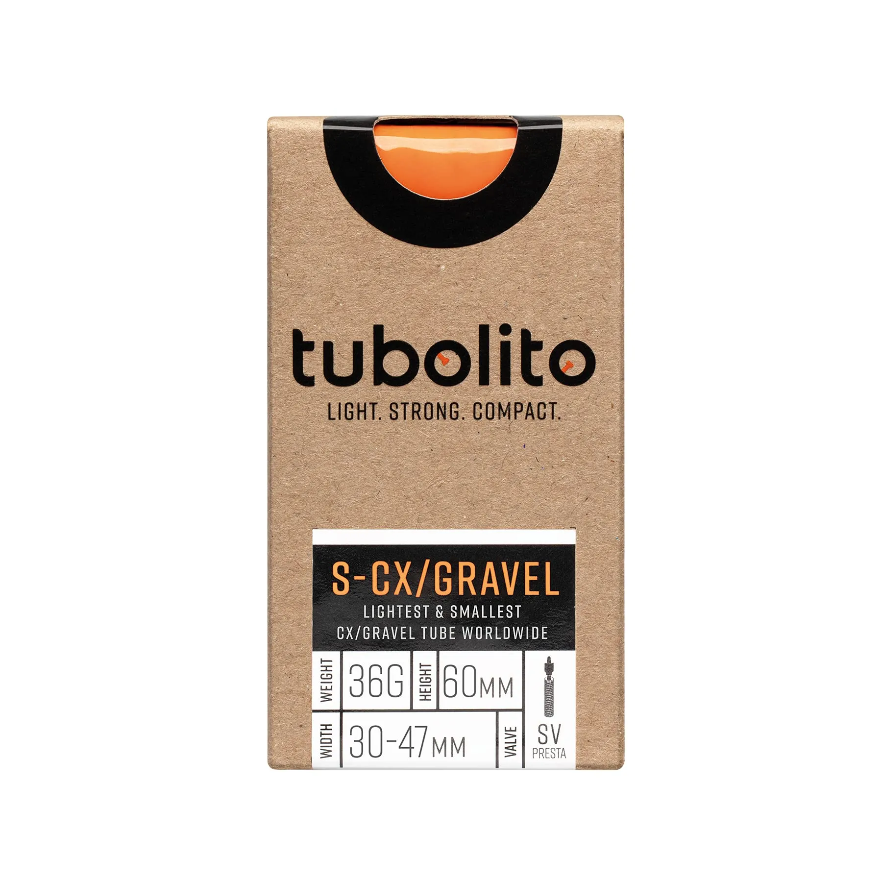 Tubolito S-Tubo CX/Gravel TPU Inner Tube 700C x 30-47mm, Lightweight 35g, Presta Valve Options