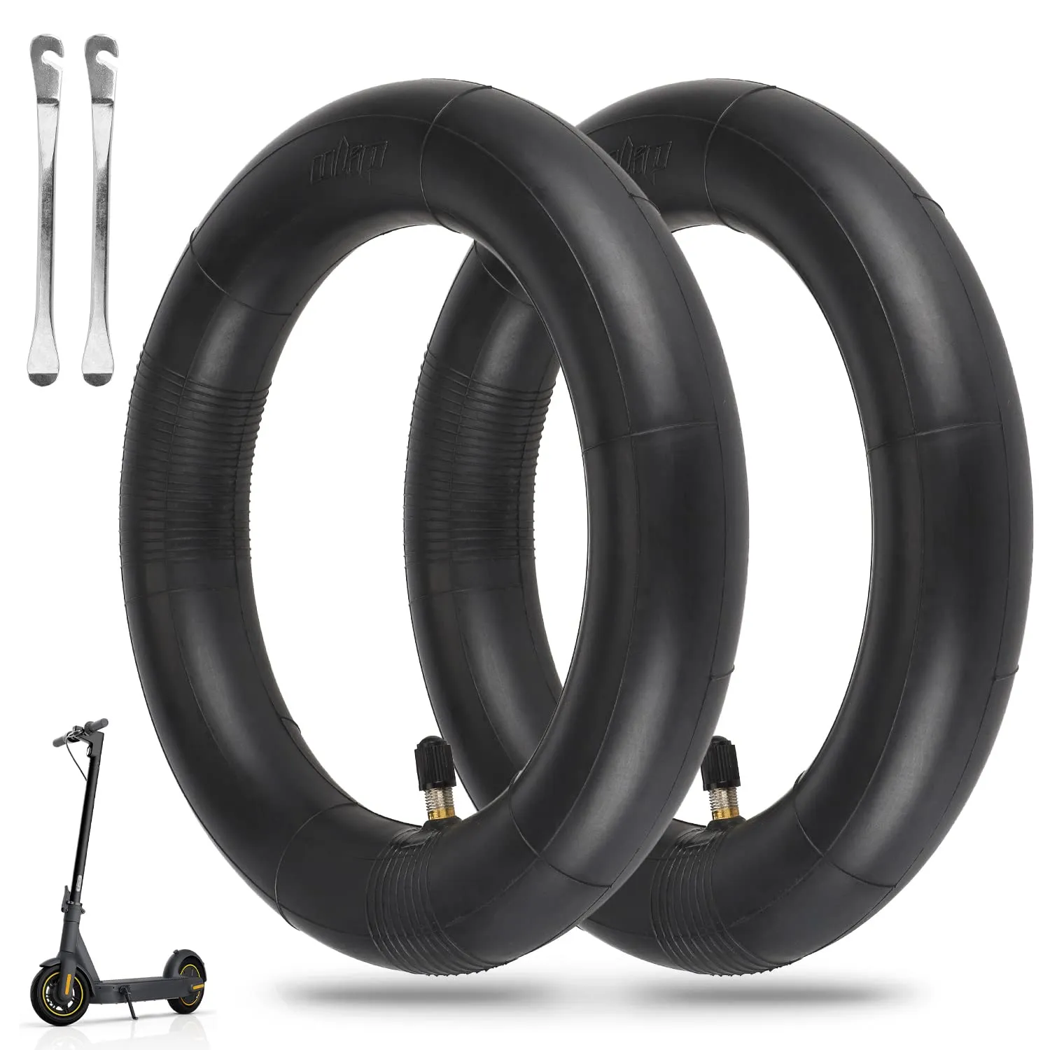 Ulip 2-Pack 60/70-6.5 Inner Tube Replacement for 10-Inch Scooters, Explosion-Proof, Extra Thick