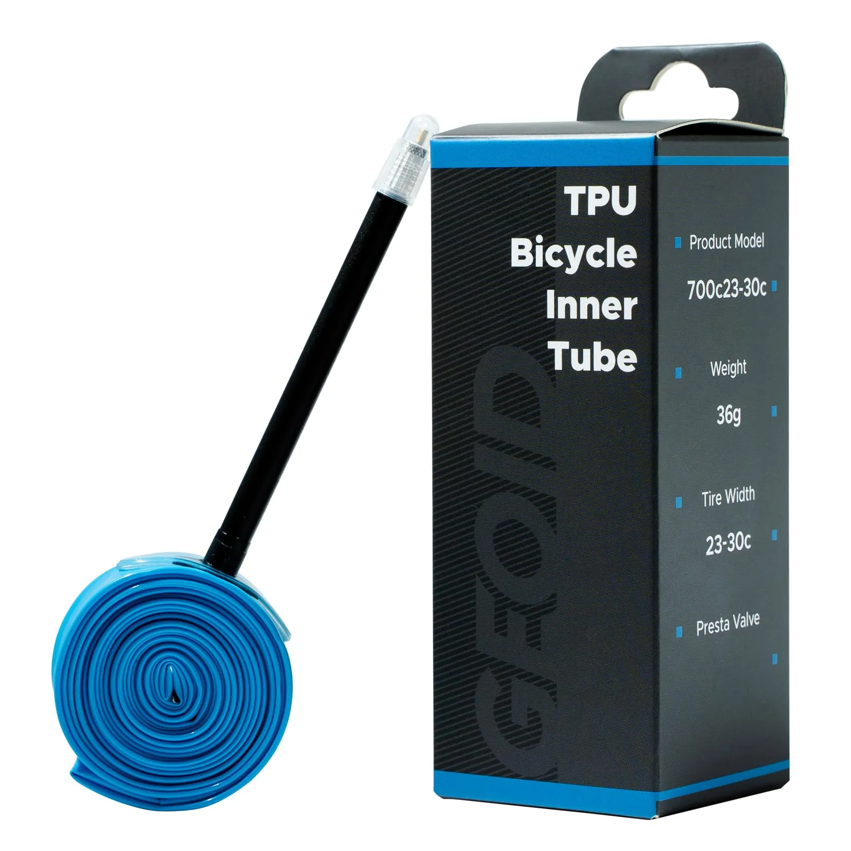 Ultralight TPU Inner Tube 700c X 23c-30c Road MTB - 36g Lightweight, Durable, Safe, French Nozzle