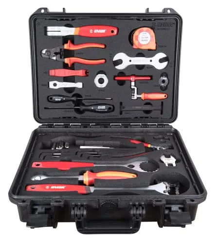Unior 38mm Driver Tool Home Kit with 34 High-Quality Tools, Waterproof Case & Personalization Space