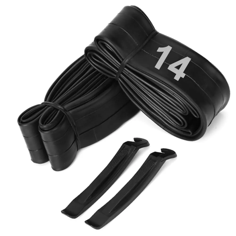 Universal Bike Butyl Inner Tubes 12'-26' with 32mm Schrader Valve - High Quality & Easy Install