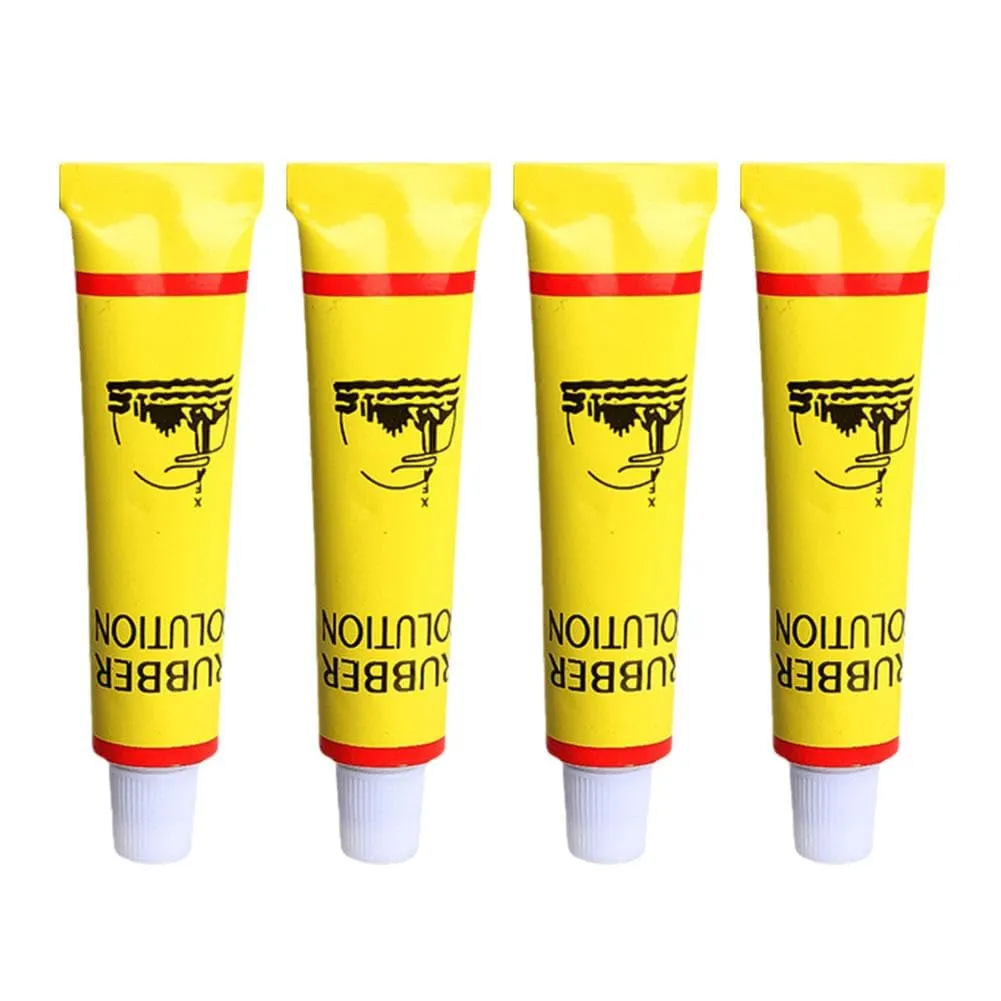 Universal Tire Repairing Glue Kit - 10cc, 4pcs, Bicycle & Motorcycle Puncture Repair Sealant