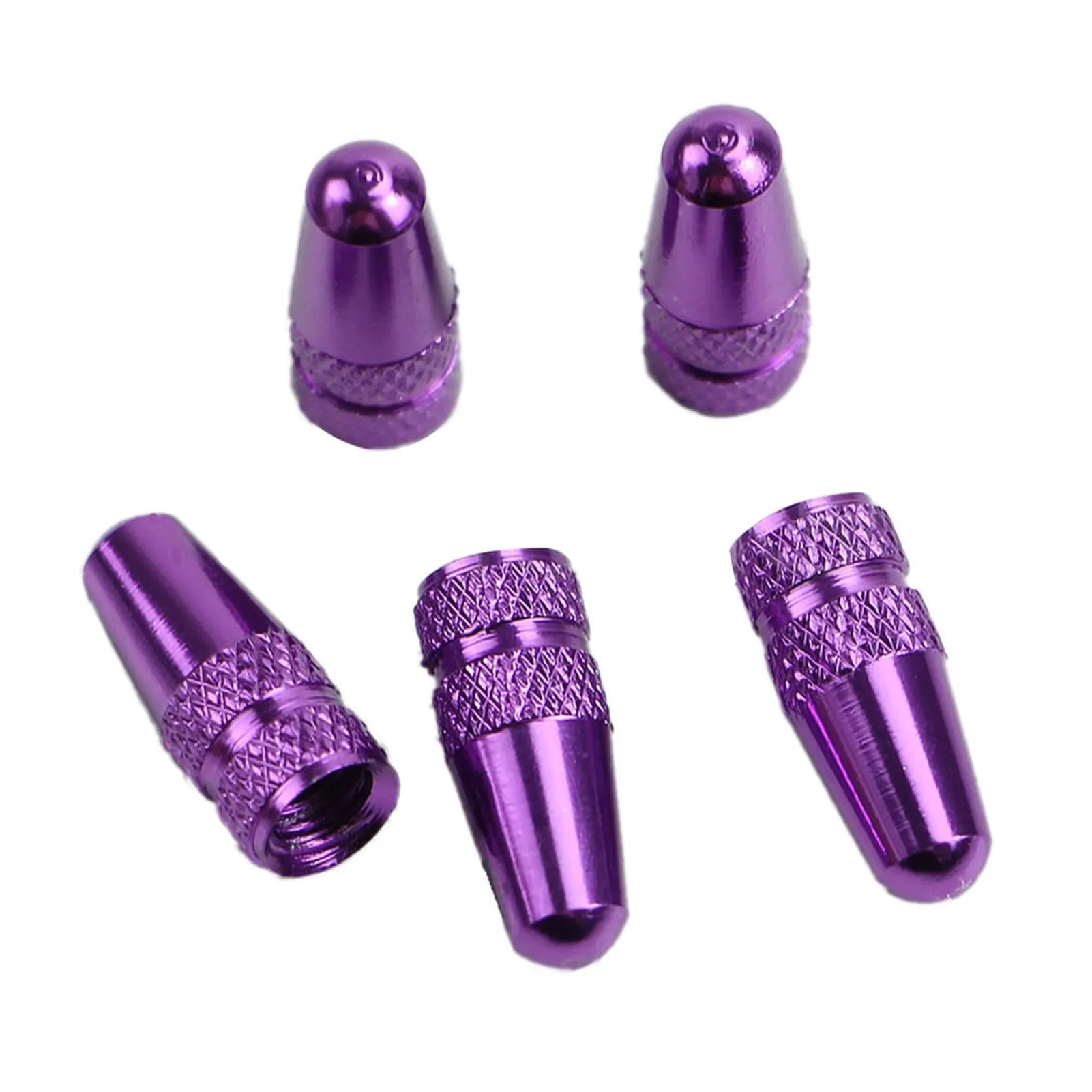 Valve Caps for Bikes - Presta Valve Dust Covers, 5PCS Aluminum Alloy, Anodized Finish