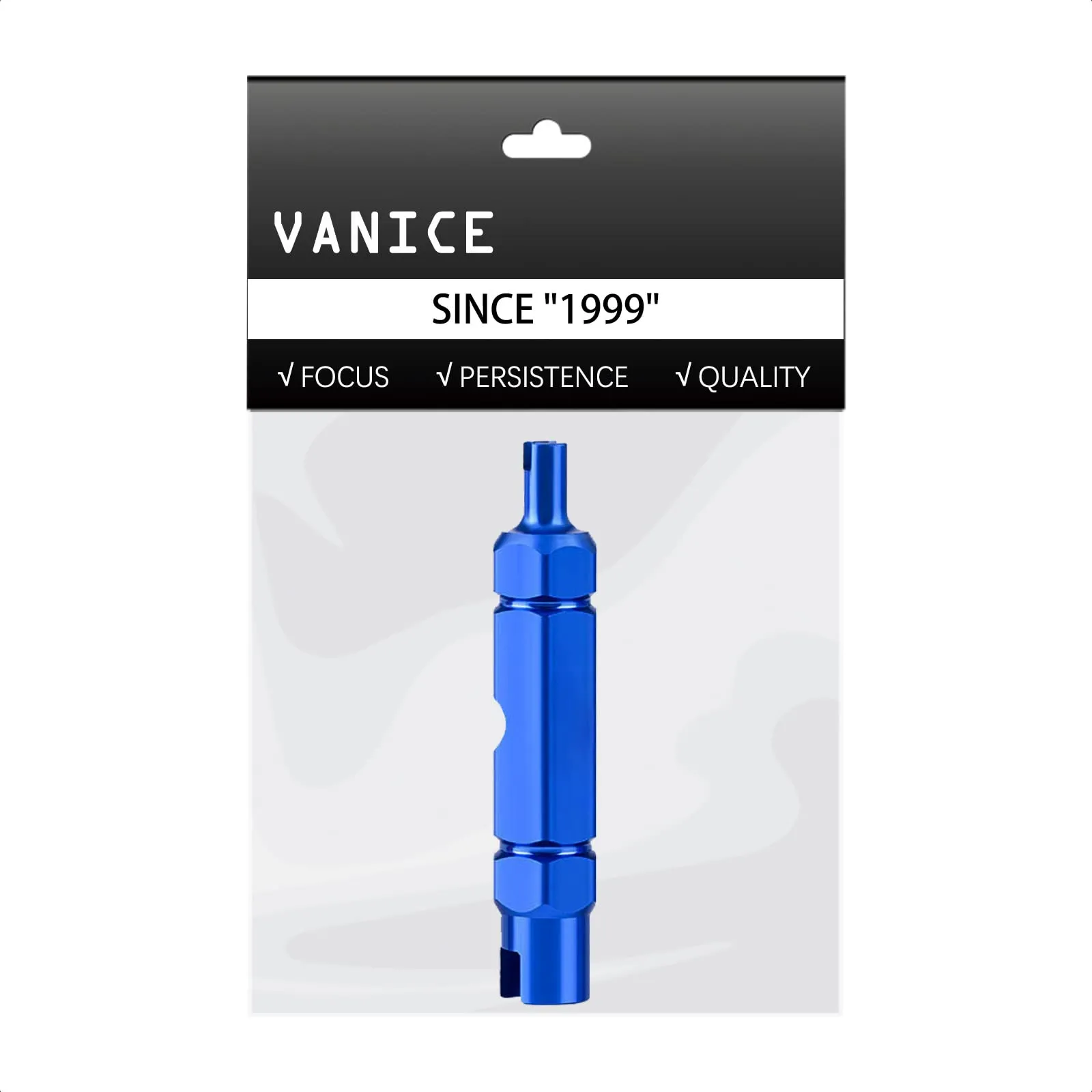Valve Core Remover Tool for Presta & Schrader Valves - Essential Tire Repair Kit for Bicycles, Cars, SUVs, Blue