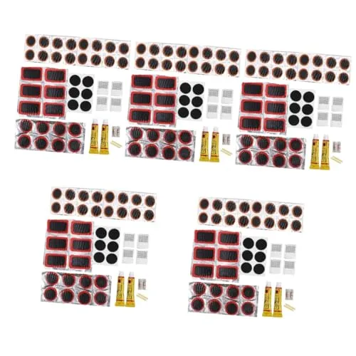 VANZACK 2 Sets Inner Tube Repair Kit for Bicycles - Complete Tire Patch Kit with Tire Lever
