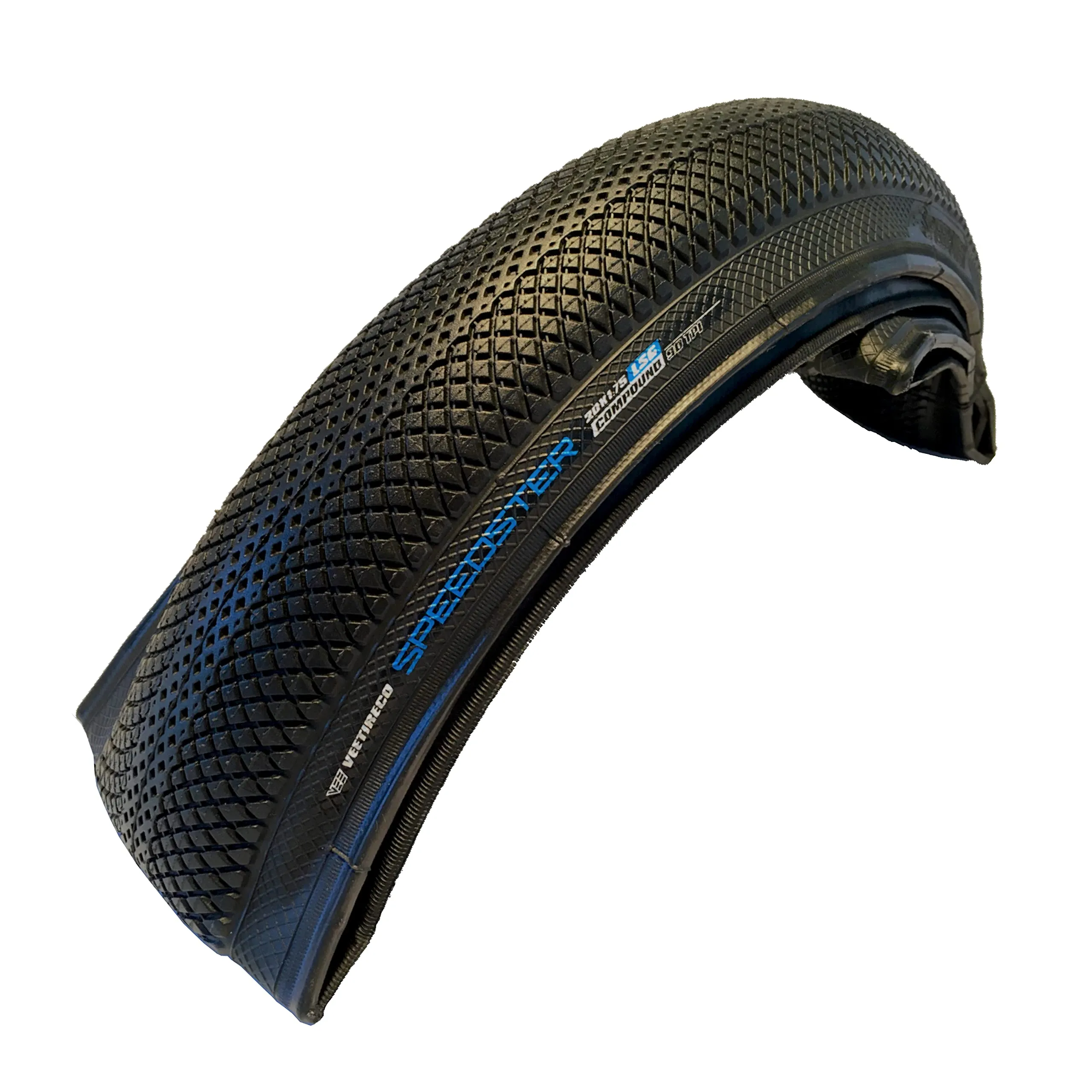 Vee Rubber BMX Speedster Tire, Folding Black, 20x1.75 for High Performance BMX Racing & Urban Shredding