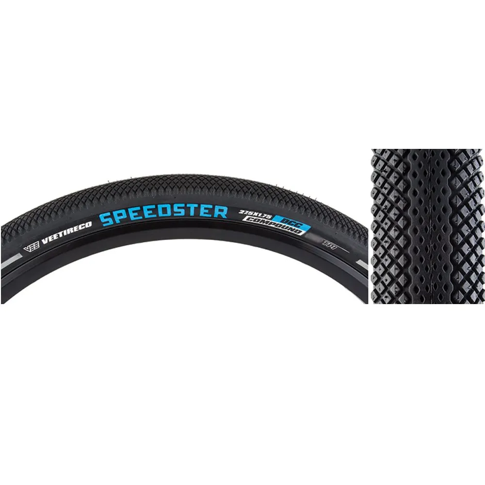 VEE Speedster 27.5x1.75 Black Wire Tires - Durable, Puncture-Resistant, Perfect for All Terrains