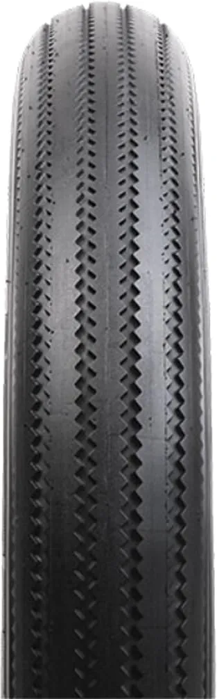 Vee Tire Co. Zigzag Tire 26 x 4.0 - Clincher, Wire Bead, Black - Perfect for Beach & Cruiser Bikes