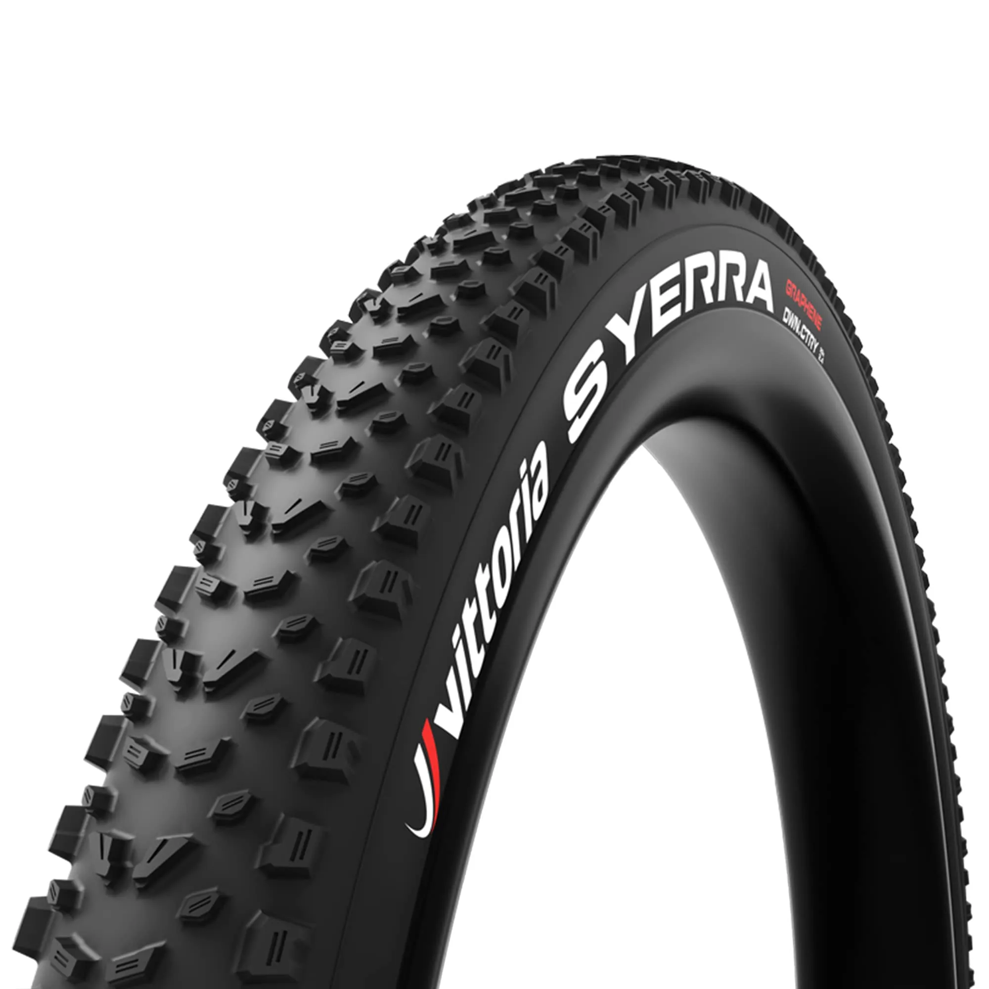 Vittoria Syerra G2.0 Mountain Bike Tires 29 x 2.40 - Aggressive XC Tire for Mixed Terrain - Black