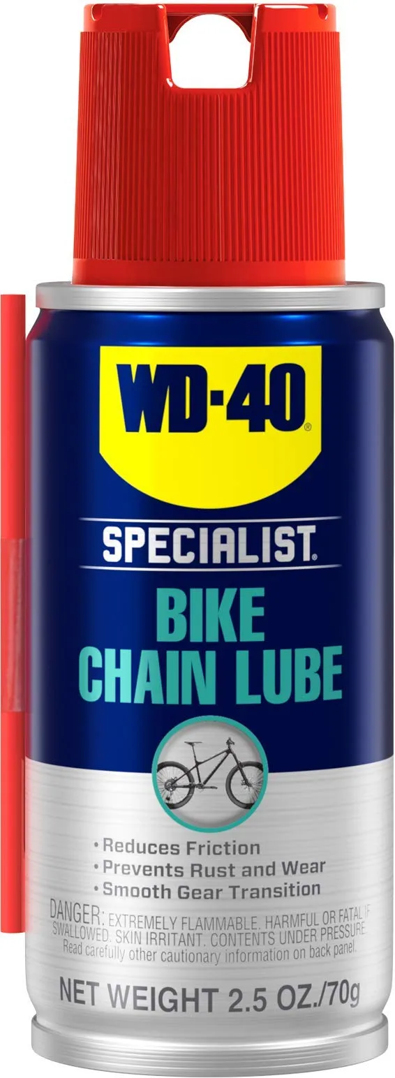 WD-40 Specialist Bike Chain Lube 2.5 OZ - Professional Grade, No-Wax Formula, Corrosion Inhibitors