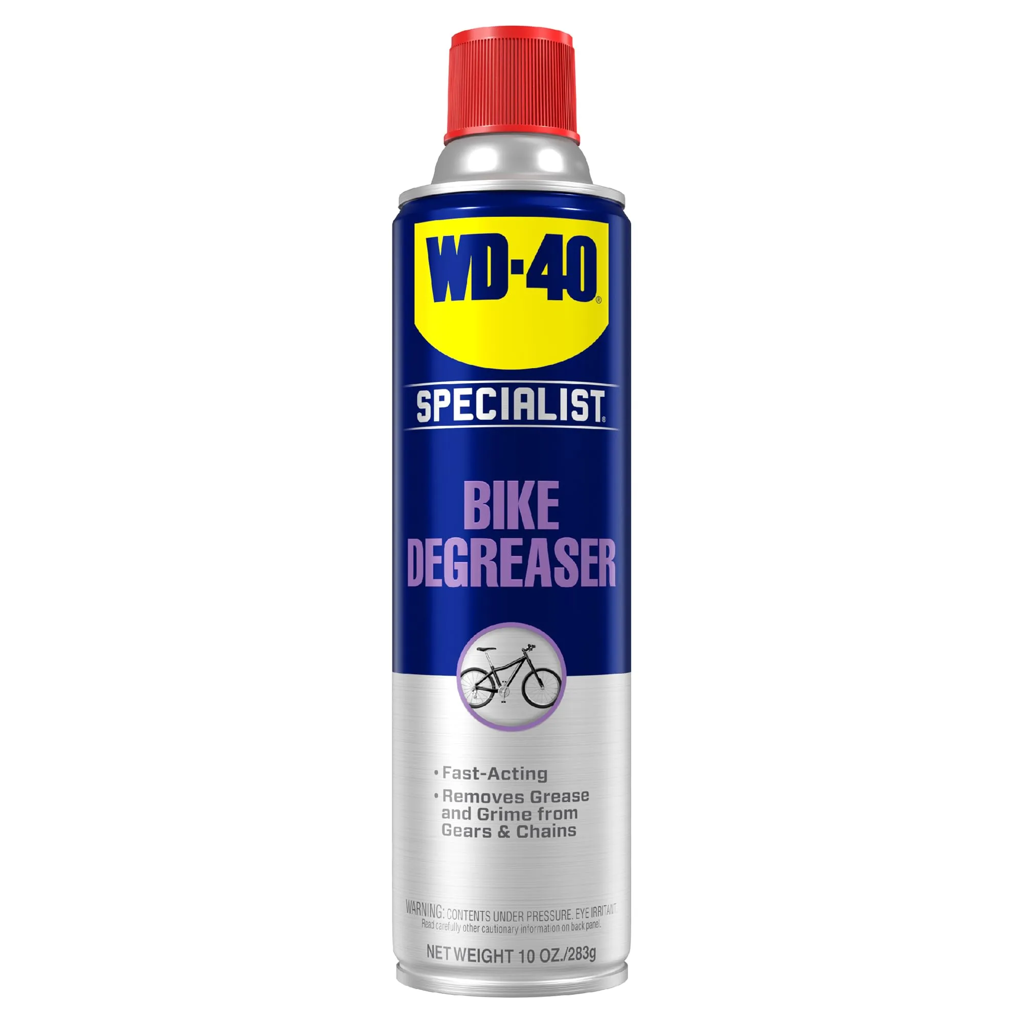 WD-40 Specialist Bike Degreaser, 10 OZ - Foaming Action for Deep Cleaning All Bike Finishes