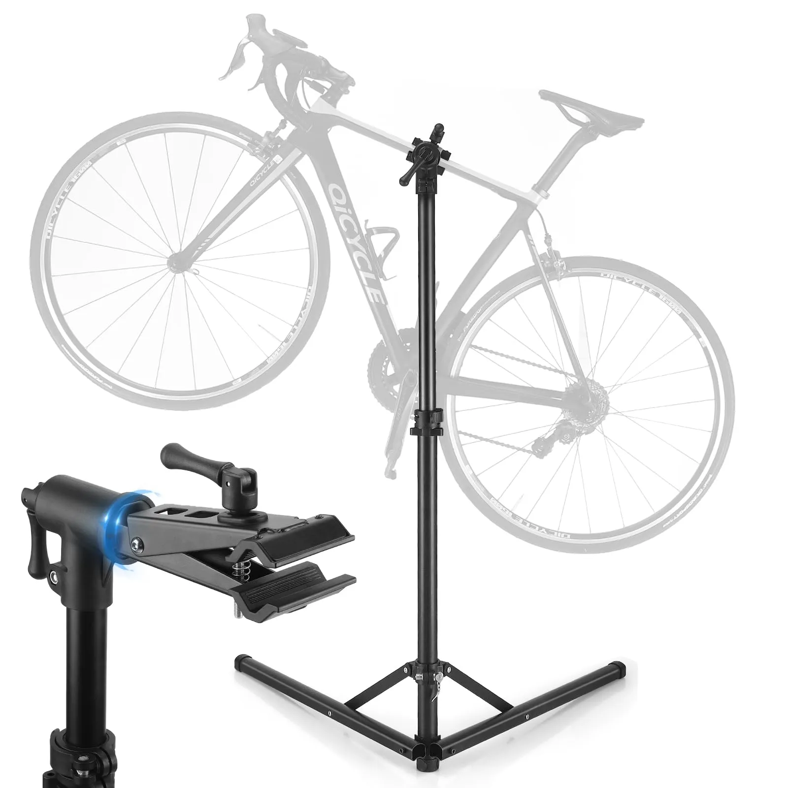 West Biking Bike Repair Stand - Adjustable Height, Portable & Durable Workstand for Mountain & Road Bikes