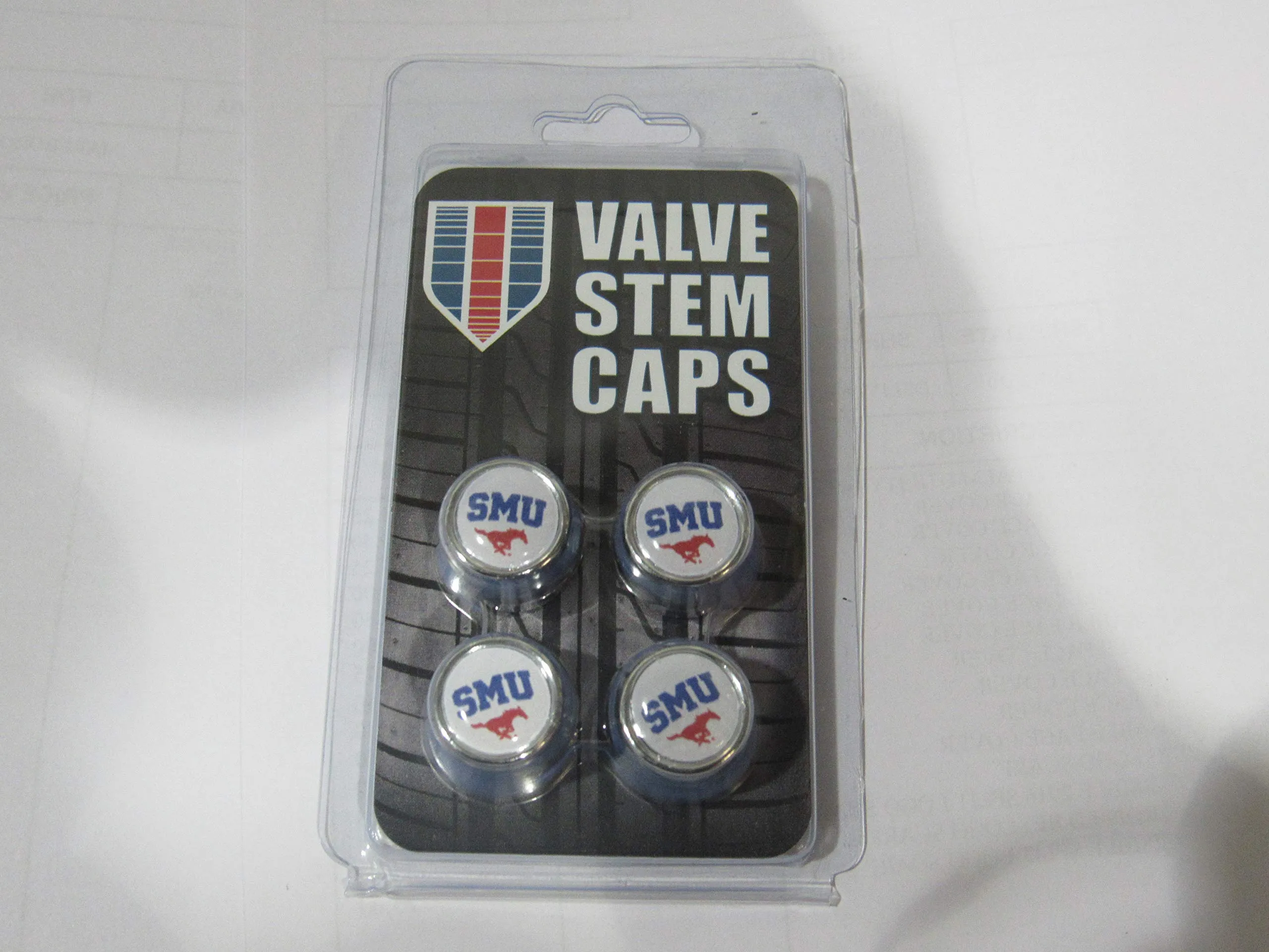 WinCraft Southern Methodist University Valve Stem Caps - Officially Licensed Fan Accessories