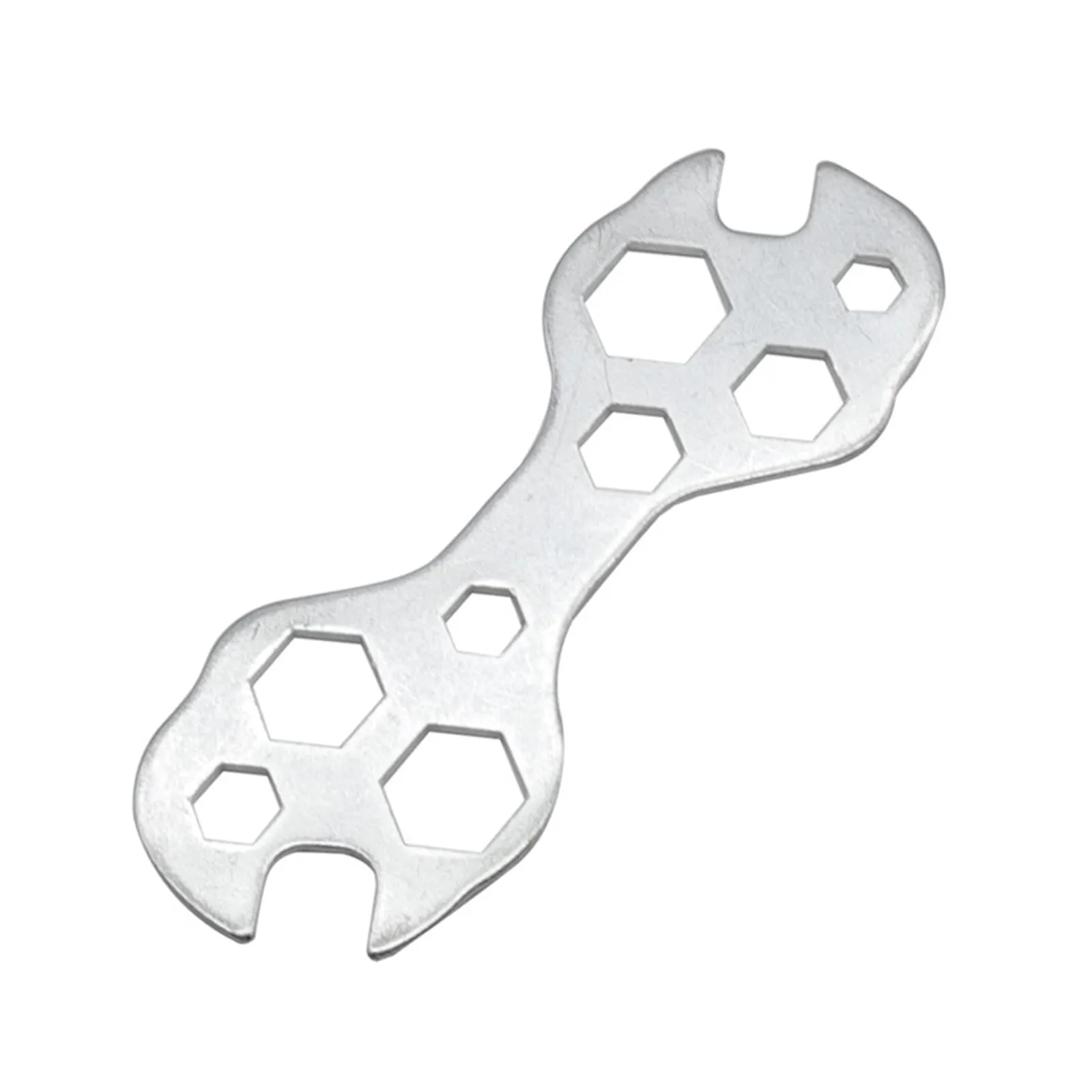 Wrench Portable Spanner Bike Repair Tool - Hexagon Multitool for Easy Cycling Repairs, Compact Design