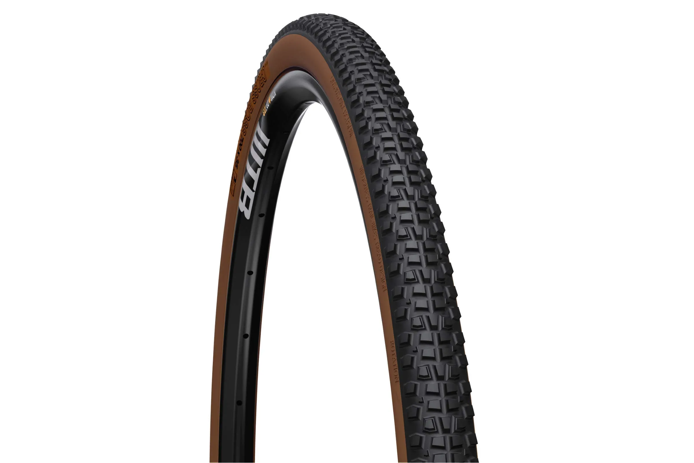WTB Cross Boss 700 x 35 TCS Tubeless Compatible Tires - Fast Acceleration, Tan Wall Design