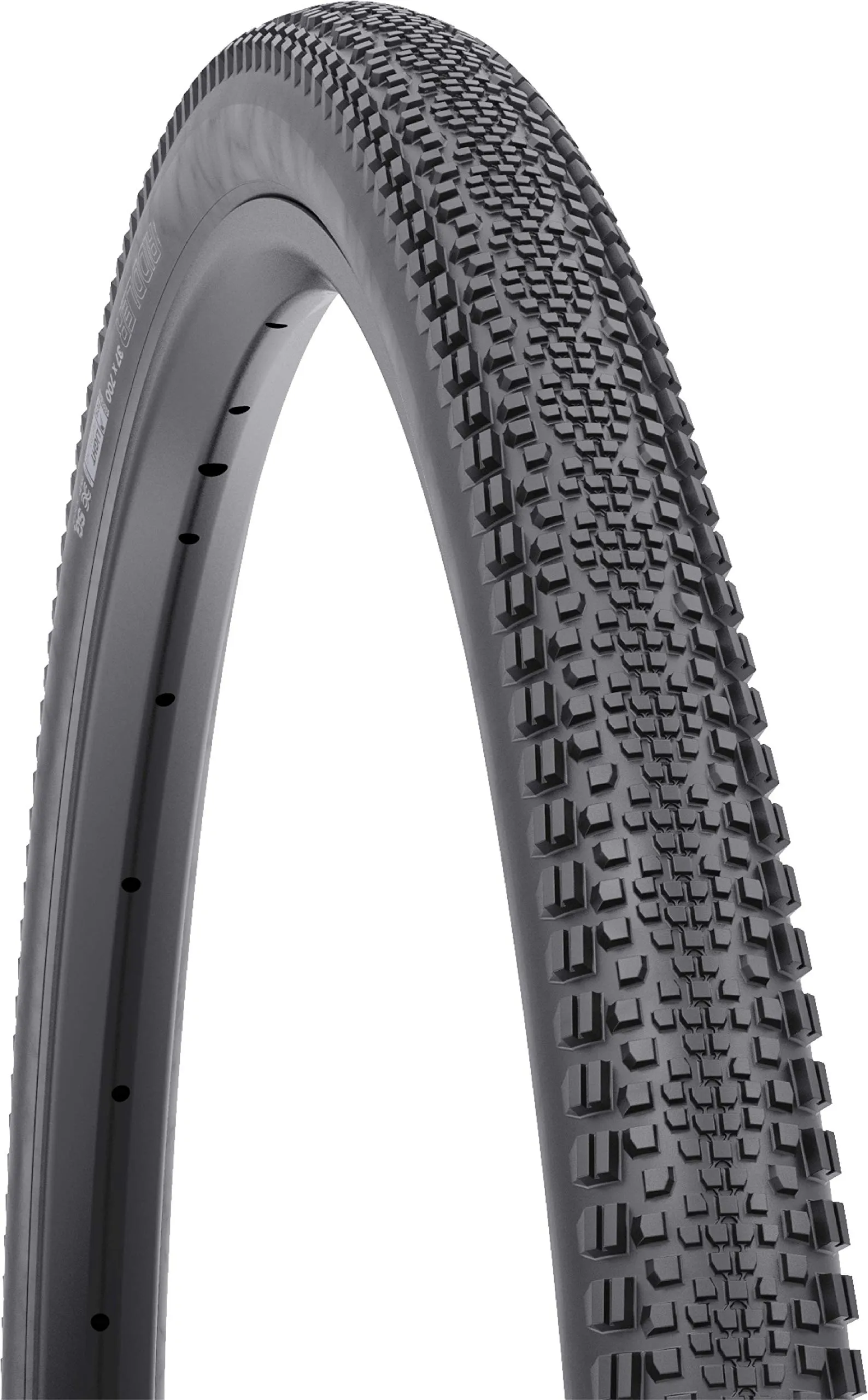 WTB Riddler 37 x 700 TCS Light/Fast Rolling Tire - Black, 120tpi, Dual DNA, SG2 Protection