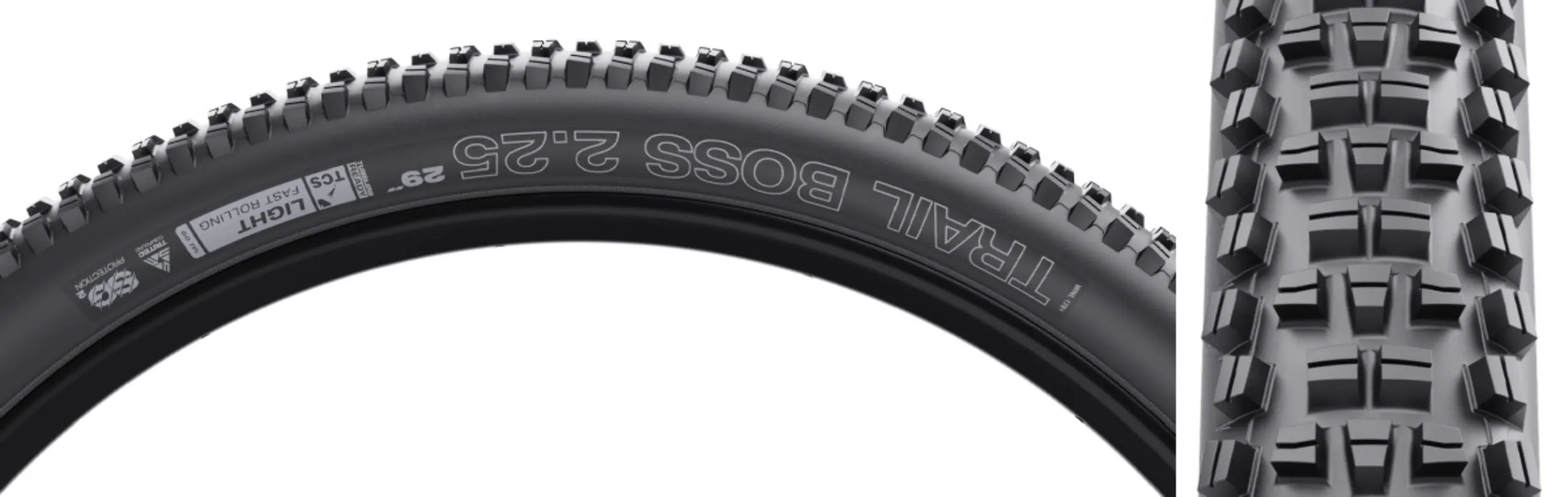 WTB Trail Boss 2.25 x 29 TCS Light/Fast Rolling Tire with SG2 Protection and TriTec Compound