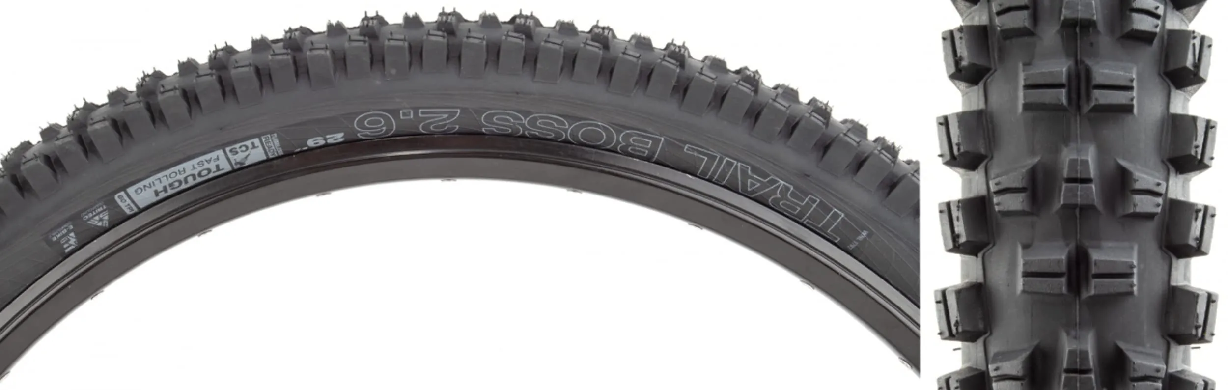 WTB Trail Boss 2.6 x 29 TCS Tough Tire - Fast Rolling, TriTec E25 Compound, Tubeless, 60tpi