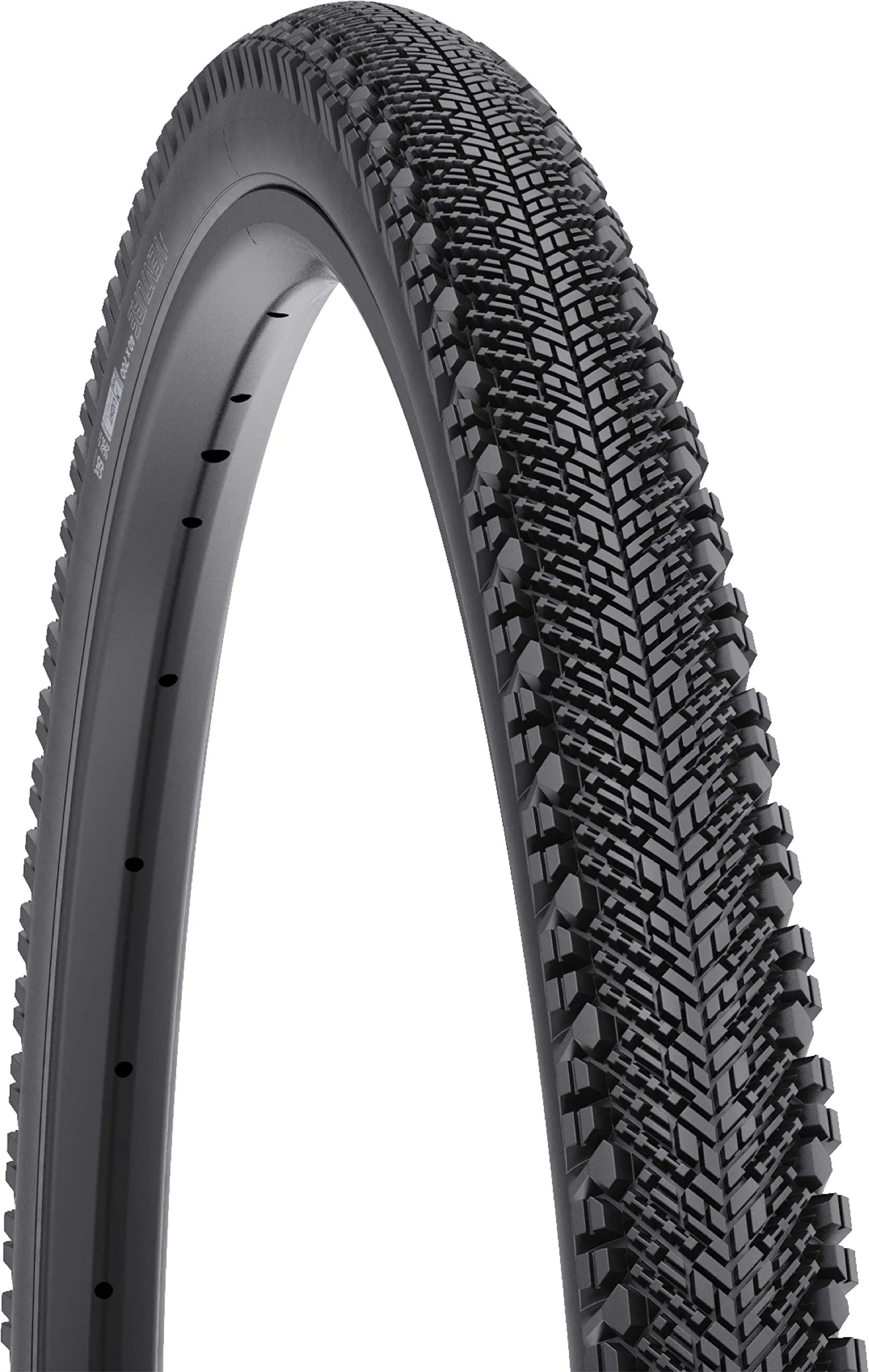 WTB Venture 40 x 700 TCS Light/Fast Rolling Tire, Black - 120tpi, Dual DNA SG2, Puncture Protection