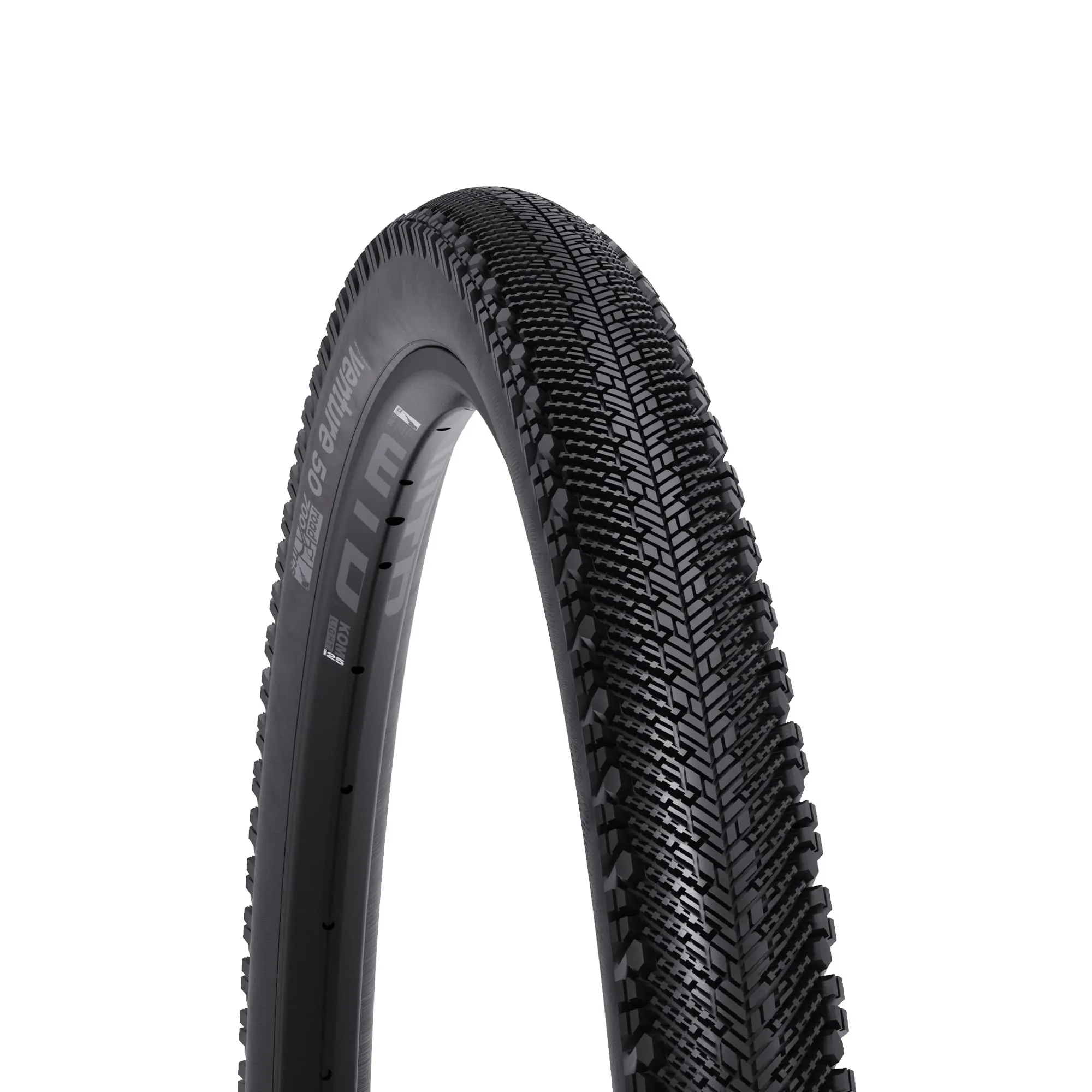 WTB Venture 50 x 700 TCS Light/Fast Rolling Tire with SG2 Protection - Black