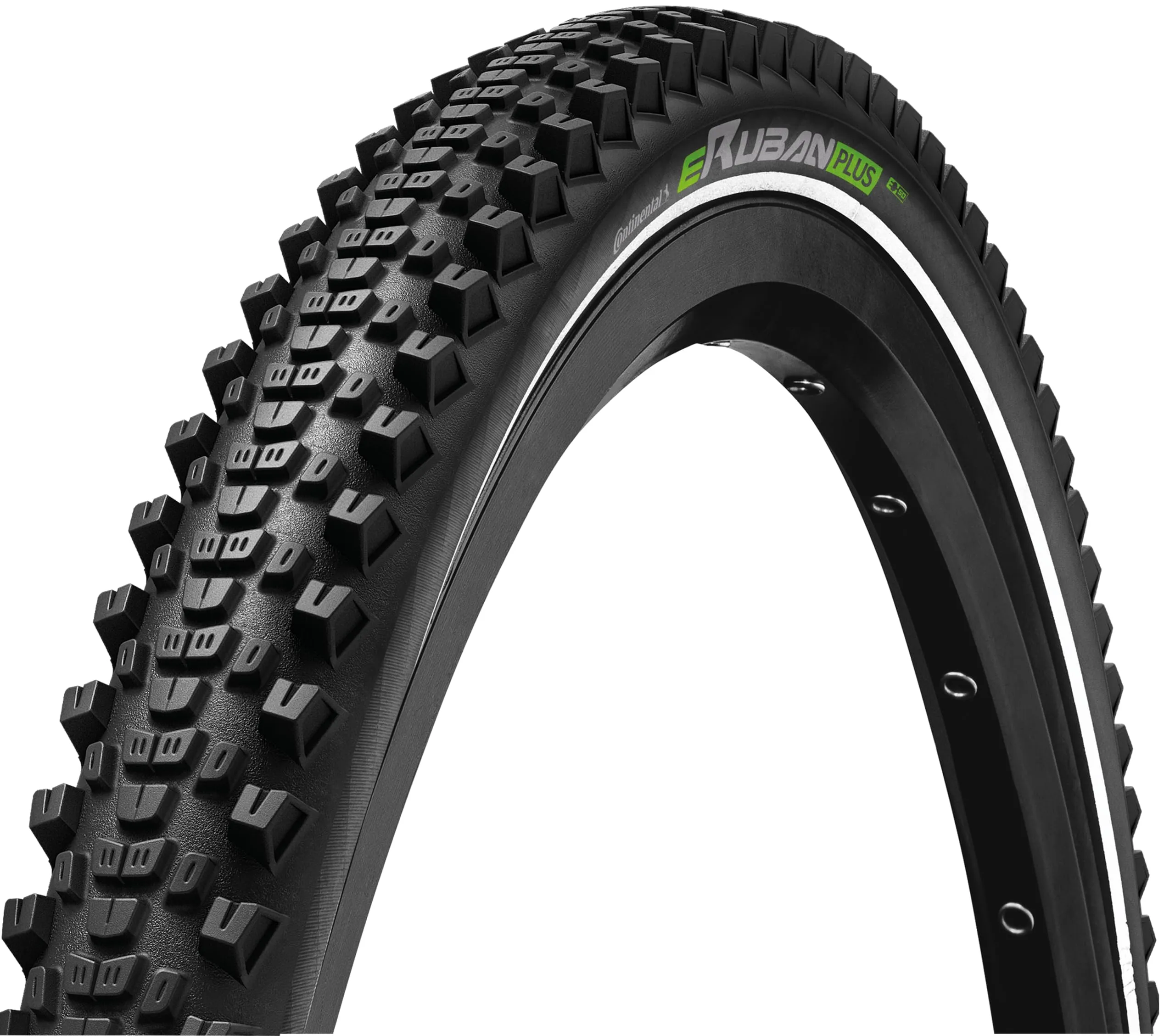 XC/Enduro Tires Wirebead 27.5 x 2.30 E Ruban Plus Black/Black Reflex Skin SL by Continental