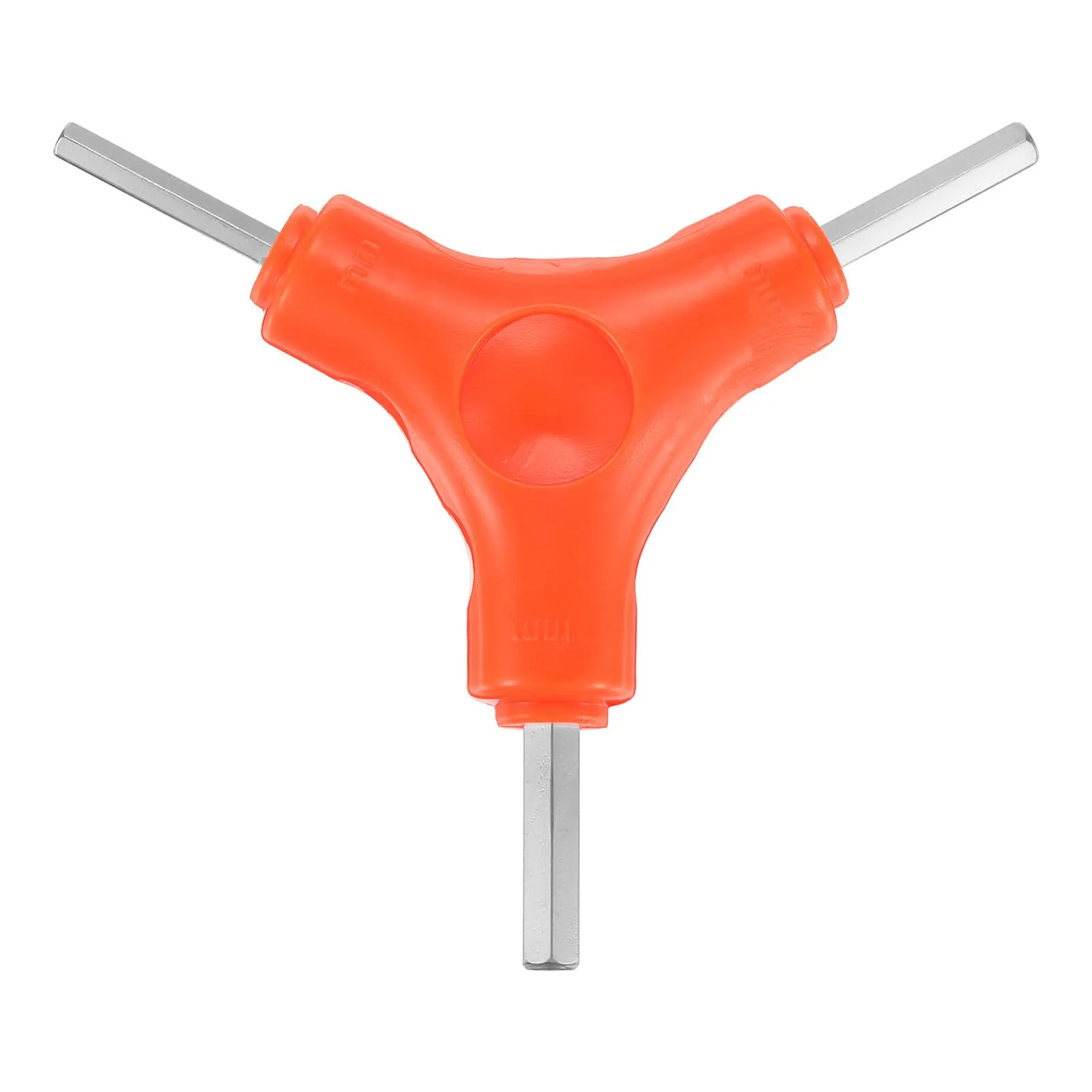 Y-Shaped 3 Way Bike Hex Wrench 3/4/5mm Multi Portable Torque Spanner for Bicycle Repair, Yellow