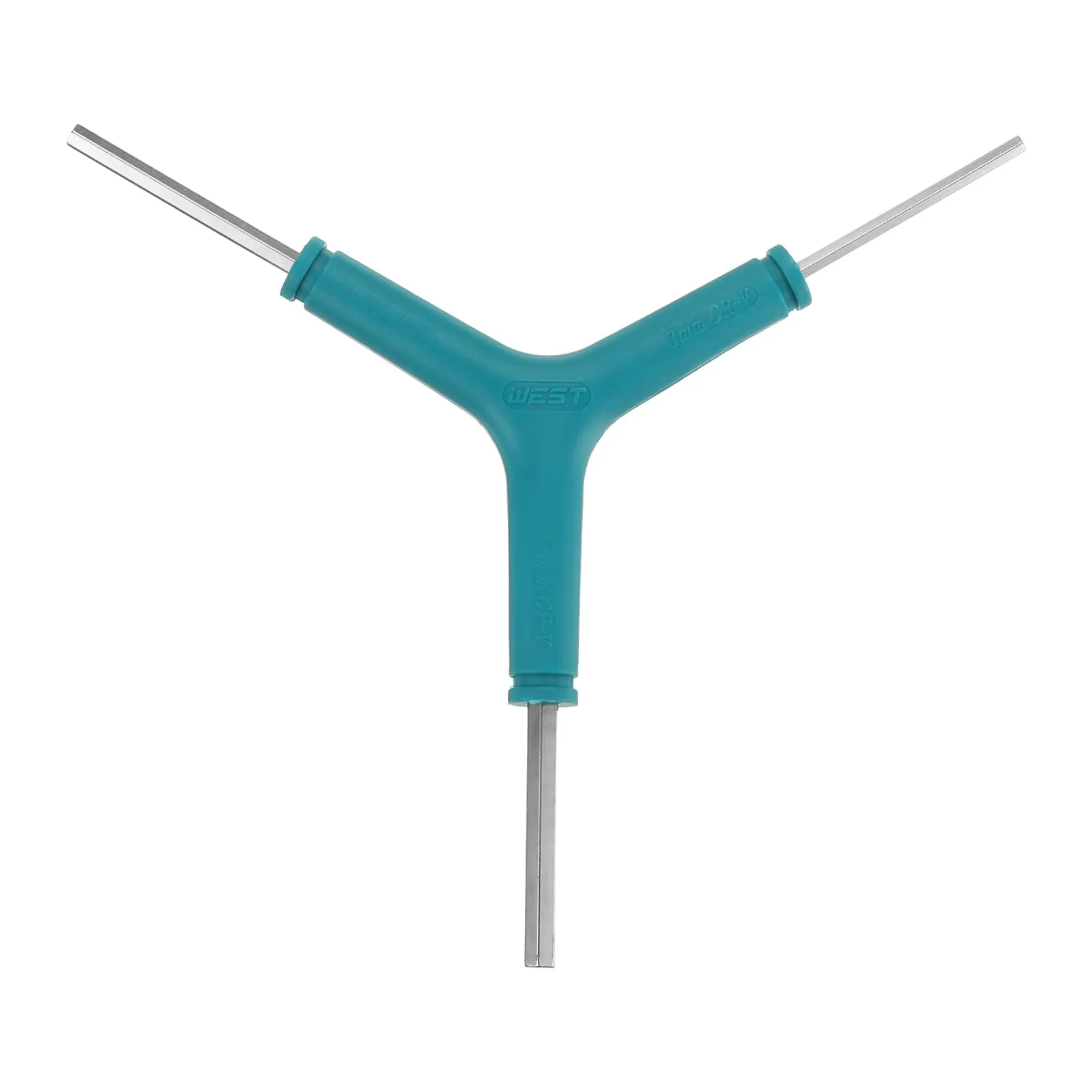Y-Shaped 3 Way Bike Hex Wrench 3/4/5mm Portable Torque Spanner for Bicycle Repair Tools - Blue