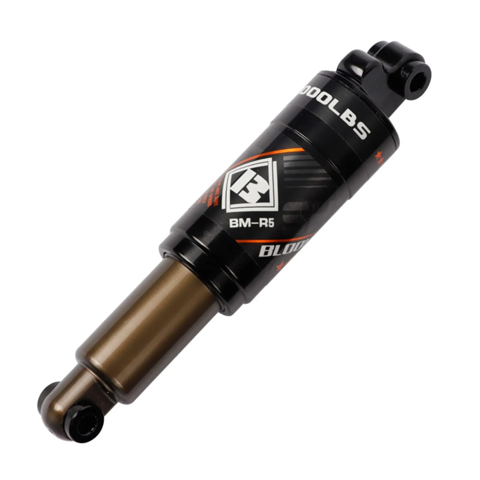 YIWENG 190mm Aluminium Alloy Bicycle Shock Absorber for Mountain Bikes, Electric Bikes, Type 6