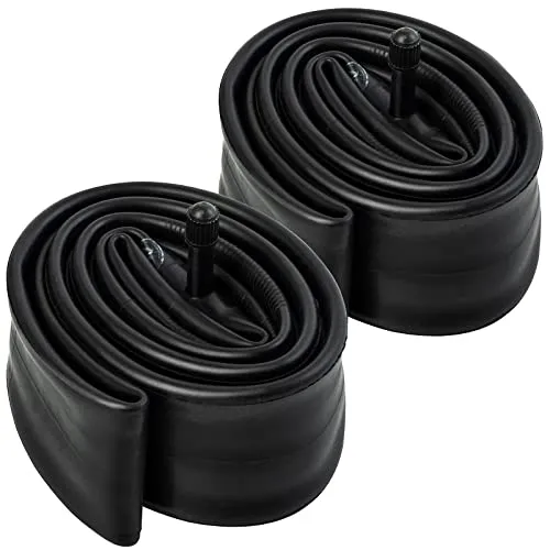 YunSCM 2-PCS Heavy Duty 26' Bike Tubes 26x2.10/2.40 AV32mm Schrader Valve for 26' Bicycle Tires