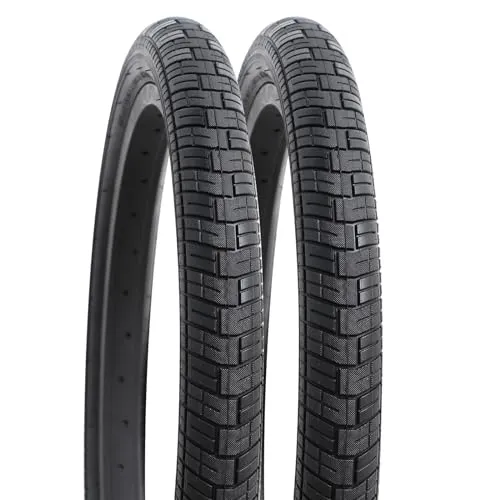 YUNSCM 20' Bike Tires & Tubes Set - 2PCS 20x2.25, Compatible with Mountain/Off Road Bikes