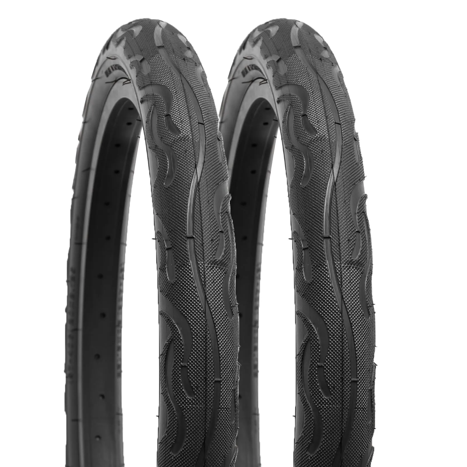YUNSCM 20' Bike Tires and Tubes Set - 2PCS 20x2.125, Compatible with 20x1.95 to 20x2.15 Sizes