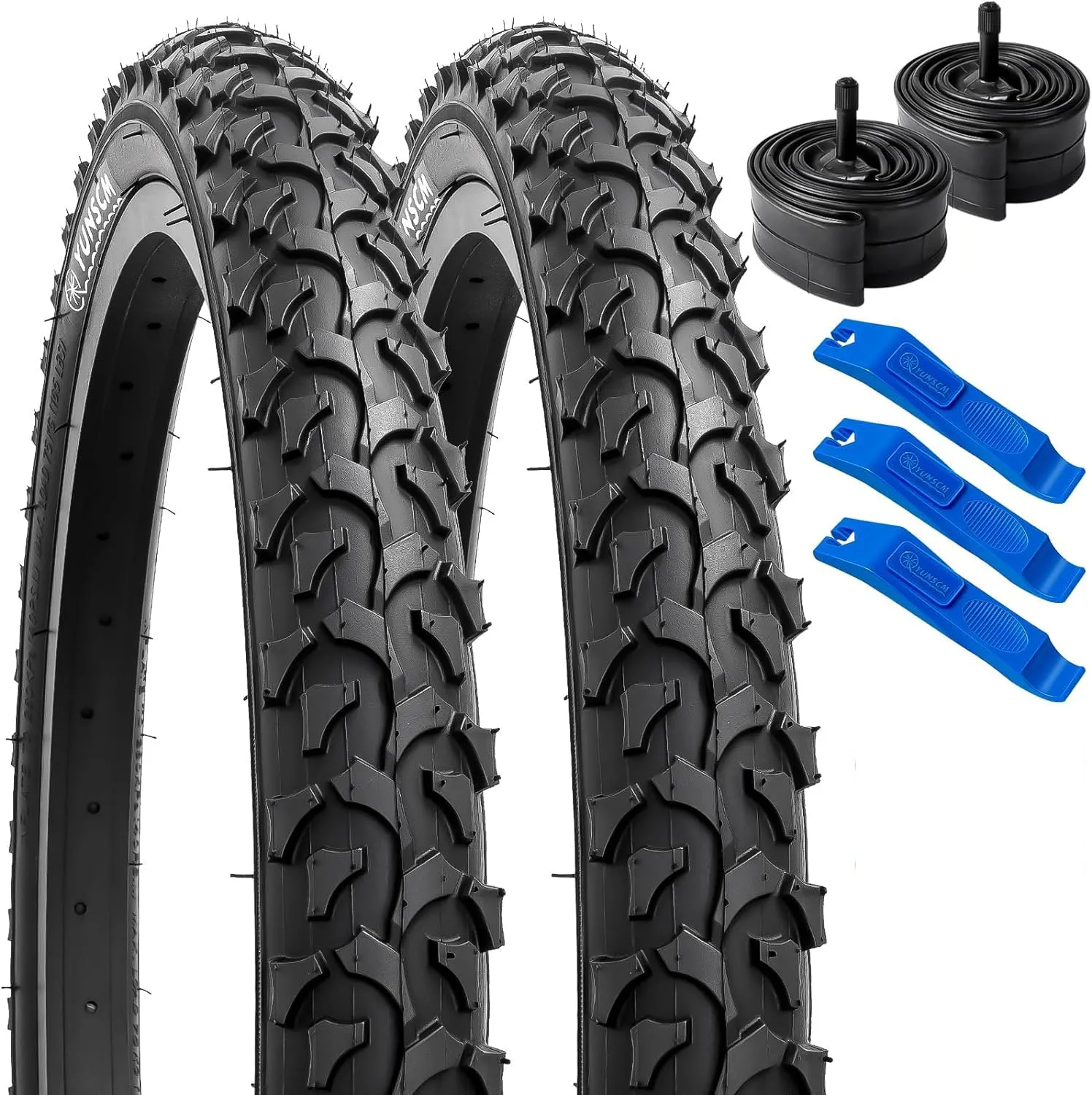 YUNSCM 20' Tires 20x2.125 and Tubes Compatible with Mountain Bikes - Durable, Foldable, High-Quality