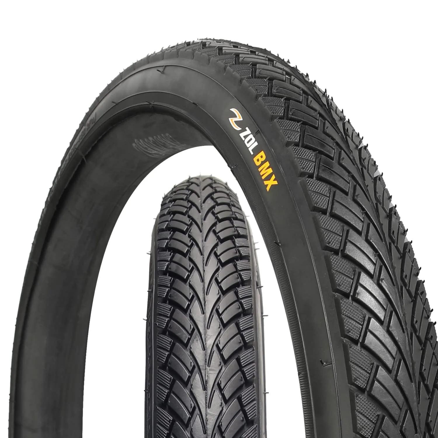 Zol BMX Wire Bicycle Tire 20x1.75C G5001 Black - Superior Grip, Durable, and Easy to Install