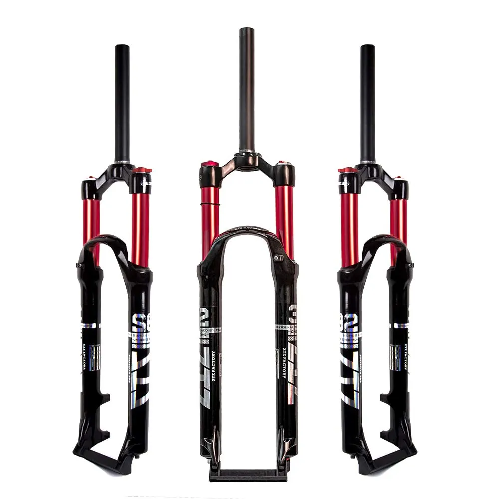 ZTZ Mountain Front Fork - 26/27.5/29 Inch Double Air Chamber Shock Absorber for Bicycles
