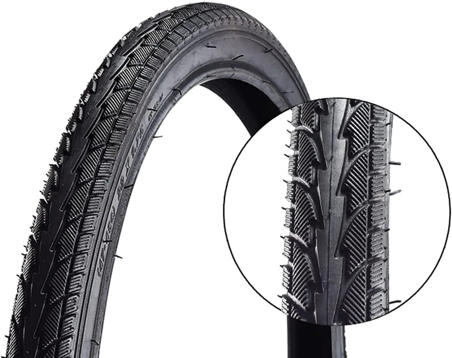 ZTZ Tubeless Folding Bike Tire 14/16/18/20/22/24/26 inch - 1.75/1.95 inch Width, Durable & Puncture Resistant